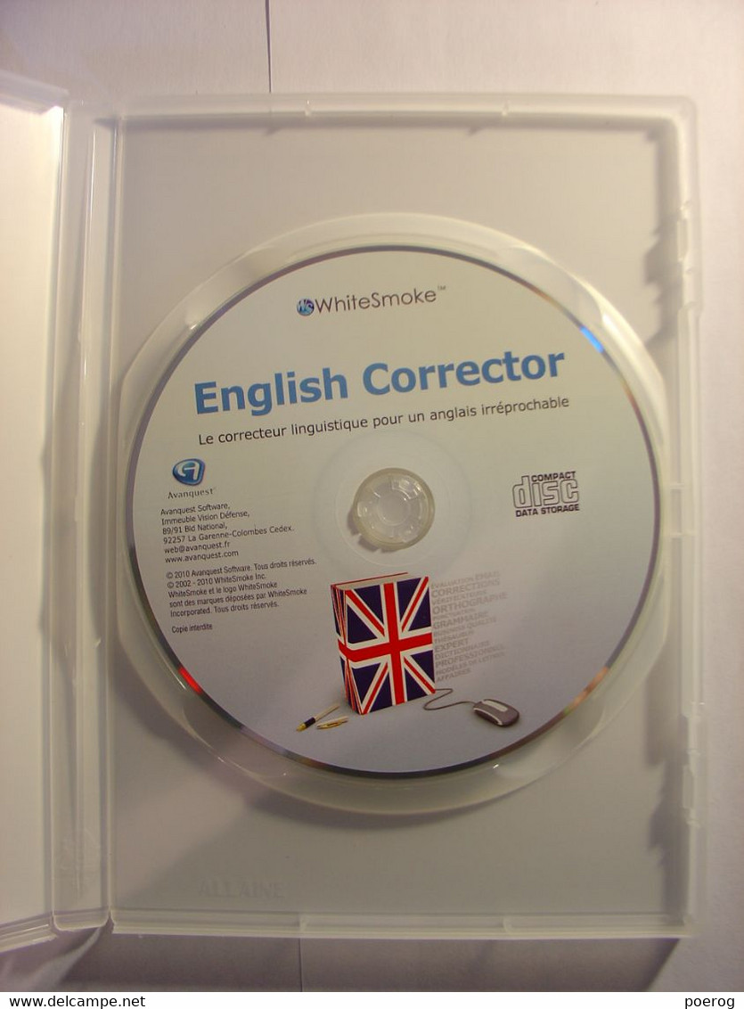 METHODE ANGLAIS - LOGICIEL - ENGLISH CORRECTOR - WHOTESMOKE - CORRETEUR LINGUISTIQUE - BUSINESS PLUS - CD ROM + LIVRET - Audio-Visual