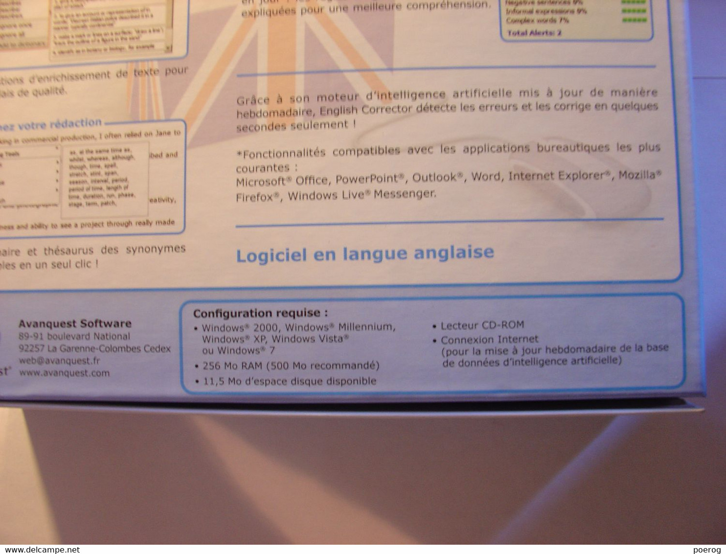 METHODE ANGLAIS - LOGICIEL - ENGLISH CORRECTOR - WHOTESMOKE - CORRETEUR LINGUISTIQUE - BUSINESS PLUS - CD ROM + LIVRET - Audio-video