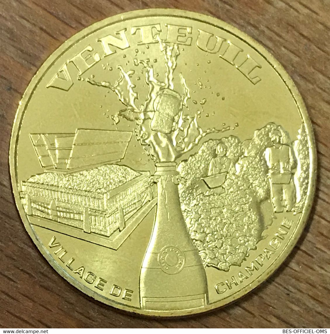 51 VENTEUIL VILLAGE DE CHAMPAGNE MÉDAILLE SOUVENIR MONNAIE DE PARIS 2018 JETON TOURISTIQUE MEDALS TOKENS COINS - 2018