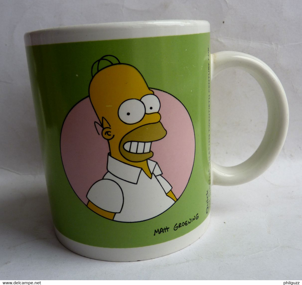 MUG TASSE MC DONALD'S SIMPSON HOMER 1998 - GROENING - El Arte De La Mesa