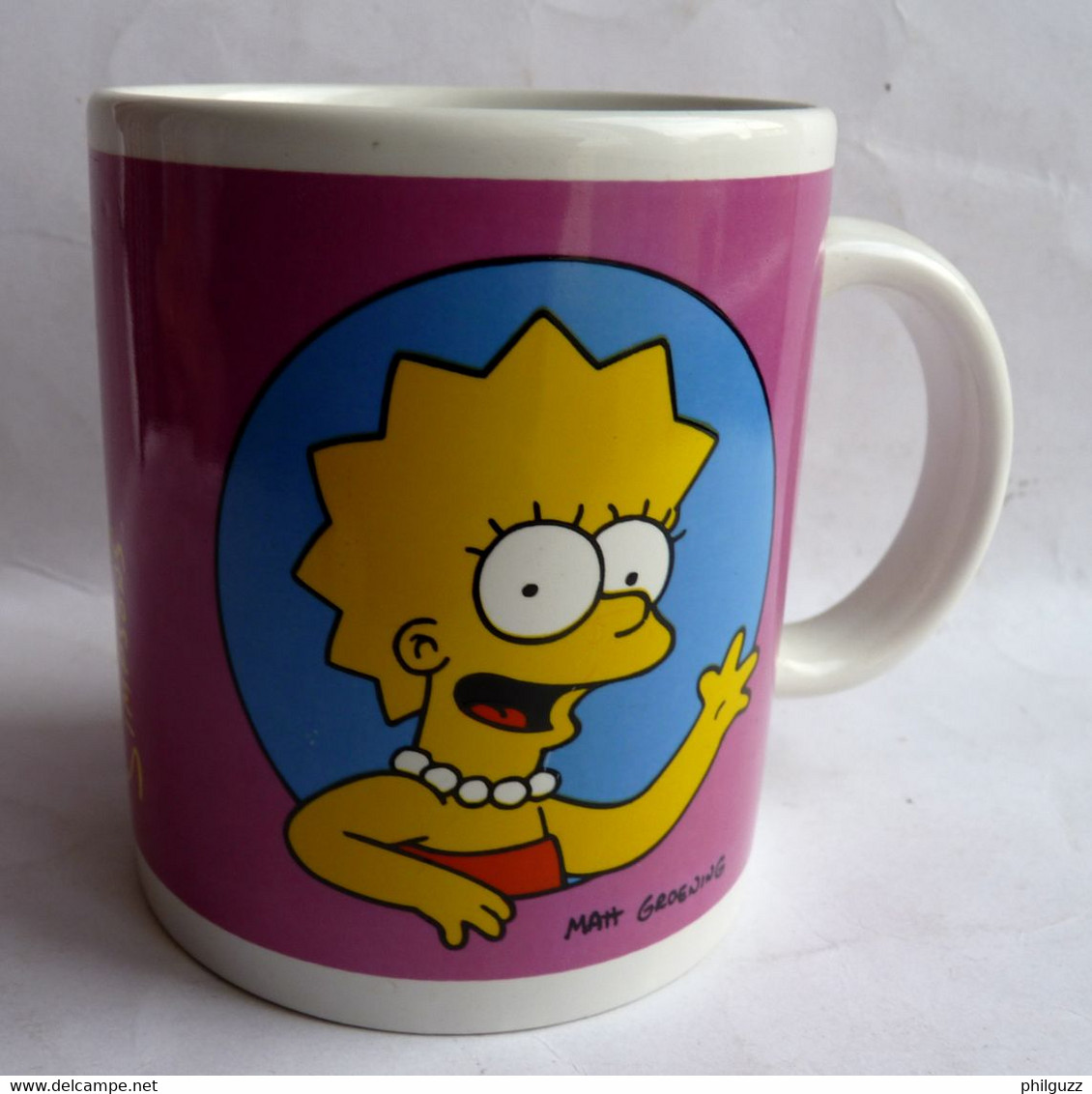 MUG TASSE MC DONALD'S SIMPSON LISA 1998 - GROENING - Art De La Table