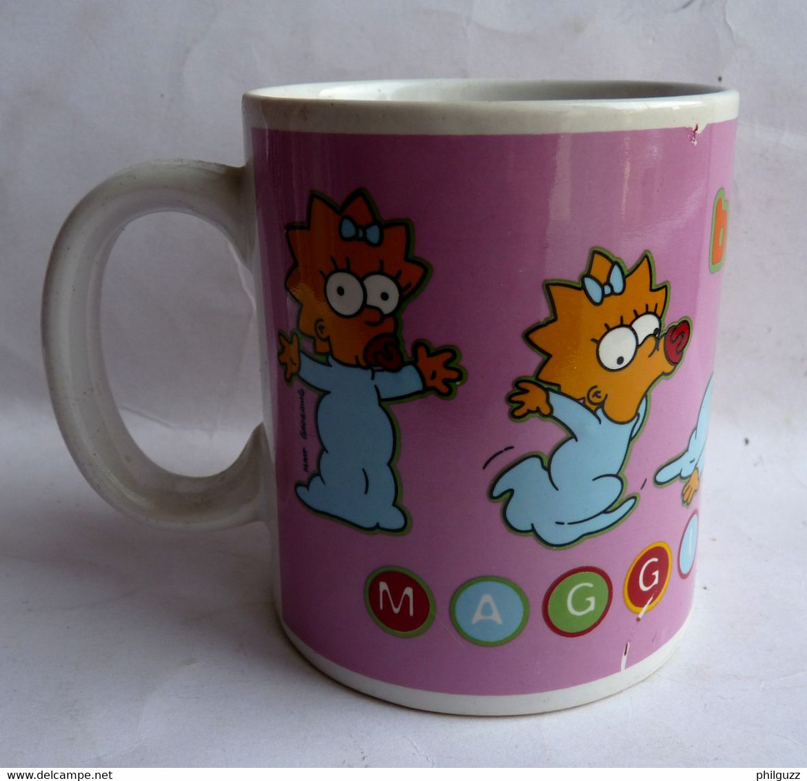 MUG TASSE MC DONALD'S SIMPSON MAGGIE 2000 - GROENING - Art De La Table