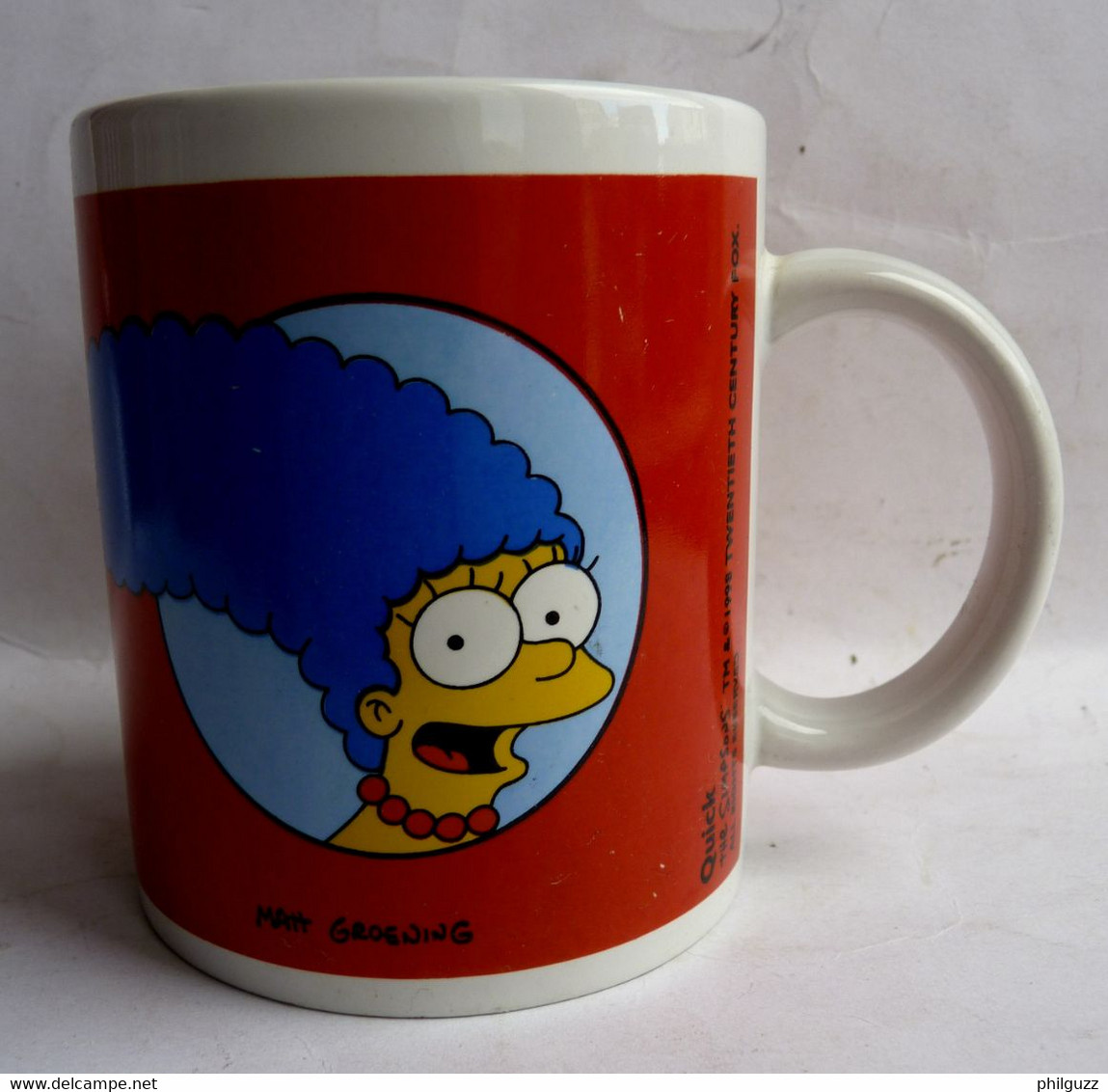 MUG TASSE MC DONALD'S SIMPSON MARGE 1998 - GROENING - El Arte De La Mesa