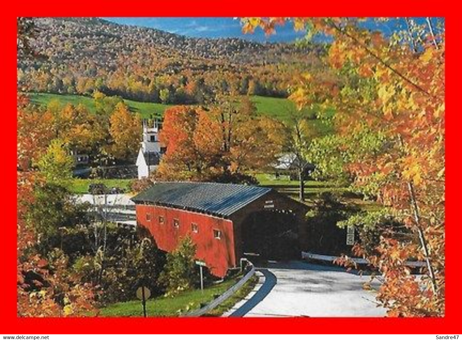 CPSM/gf  ARLINGTON (Etats-Unis)  West Arlington Covered Bridge...M450A - Bennington