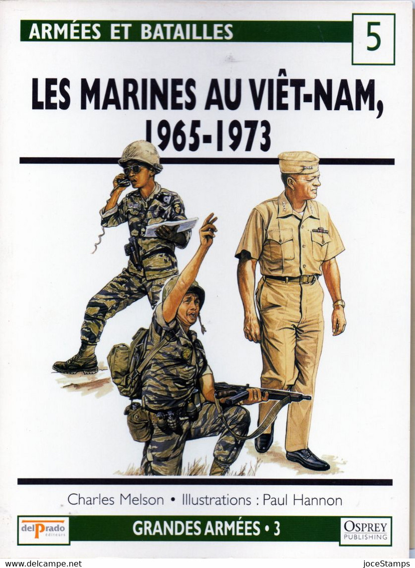 Osprey Del Prado N°5 Les Marines Au Viêt-Nam 1965-1973 - French