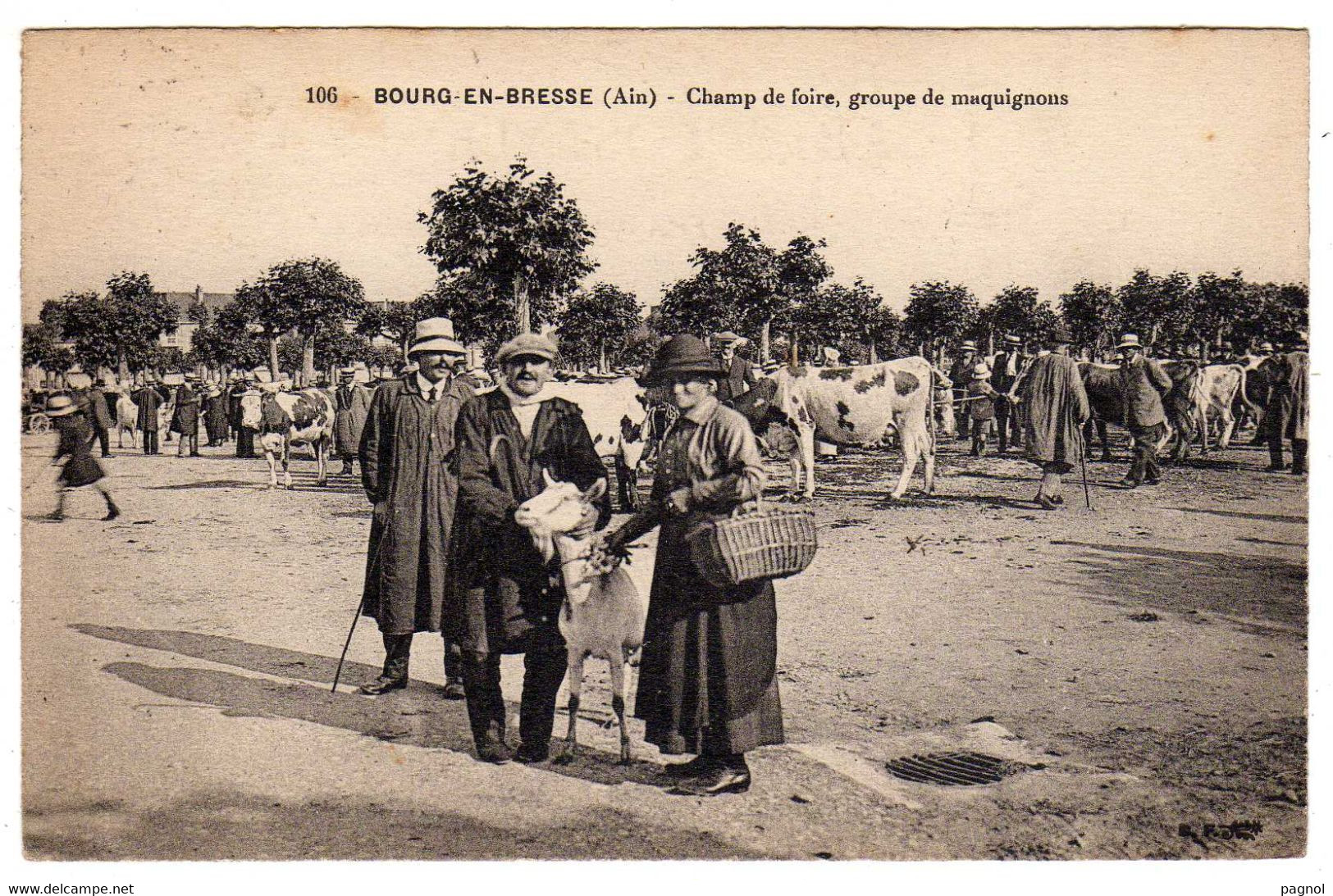 01 : Bourg - En - Bresse : Champ De Foire, Groupe De Maquignons - Other & Unclassified