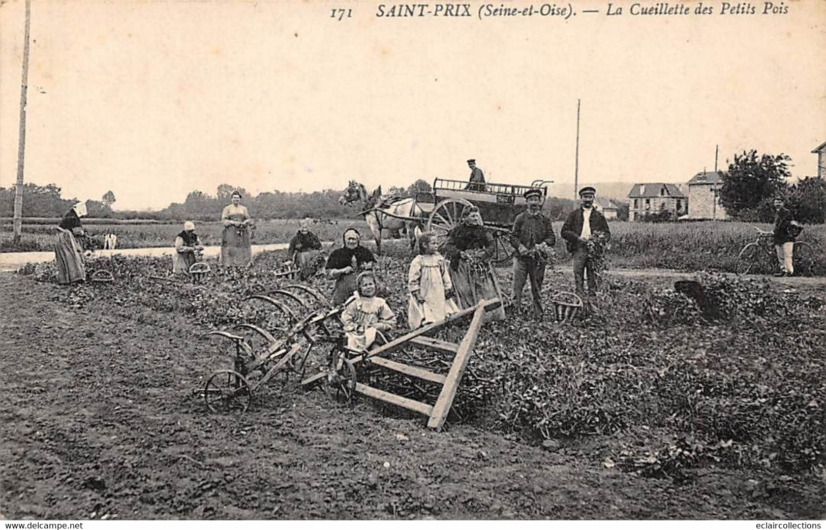 Saint-Prix         95          La Cueillette Des Petits Pois      (voir Scan) - Saint-Prix