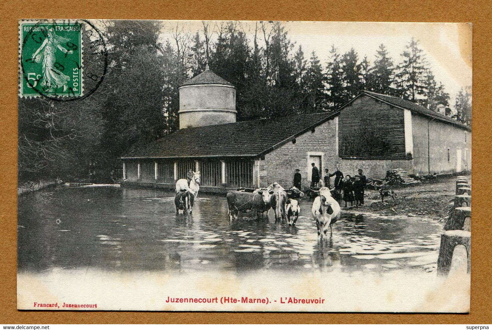 JUZENNECOURT  (52) : " L'ABREUVOIR " - Juzennecourt