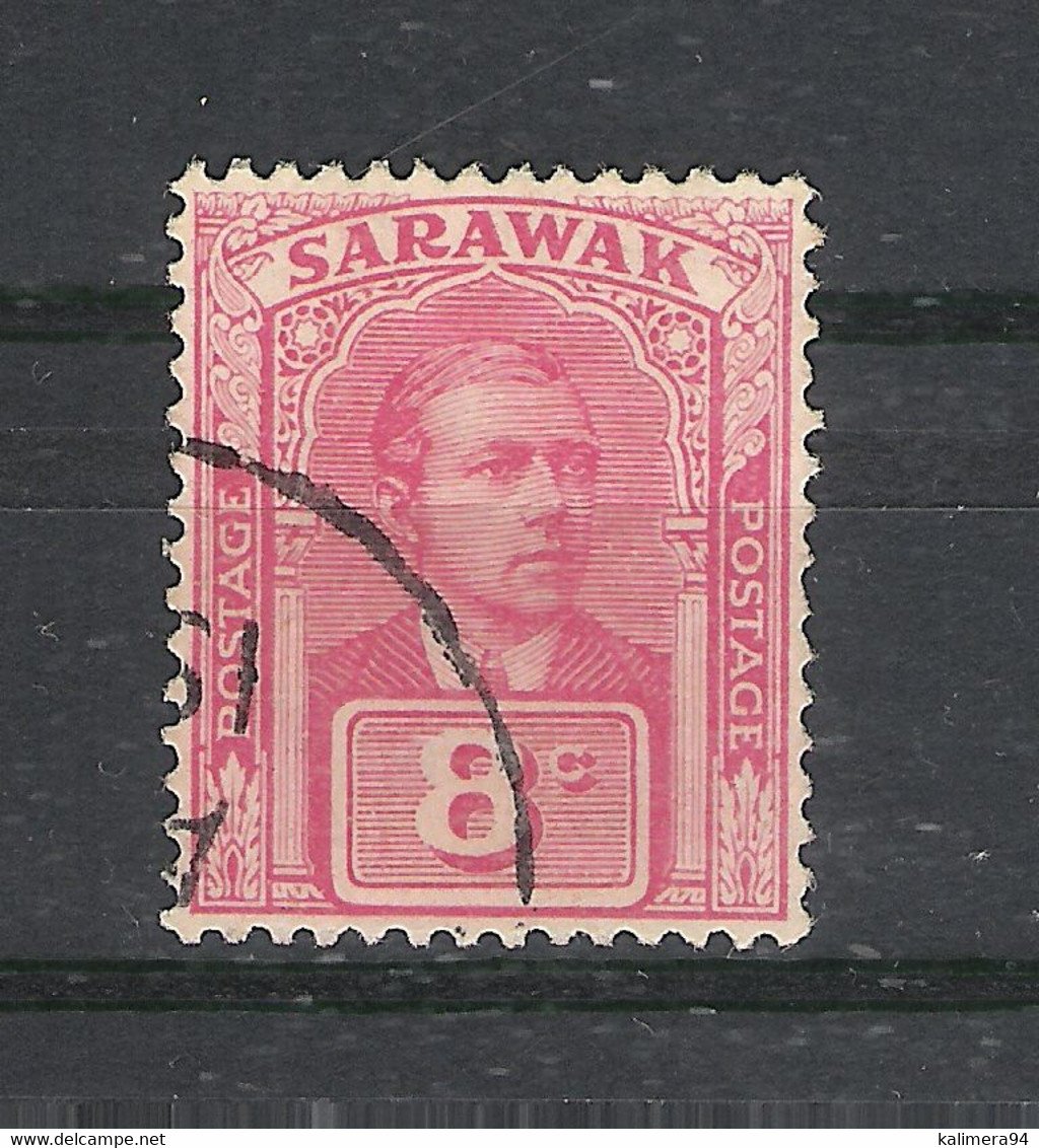 SARAWAK  ( MALAYSIA ) /  Y. & T.  N° 59  /   8 Cents  Rouge - Sarawak (...-1963)