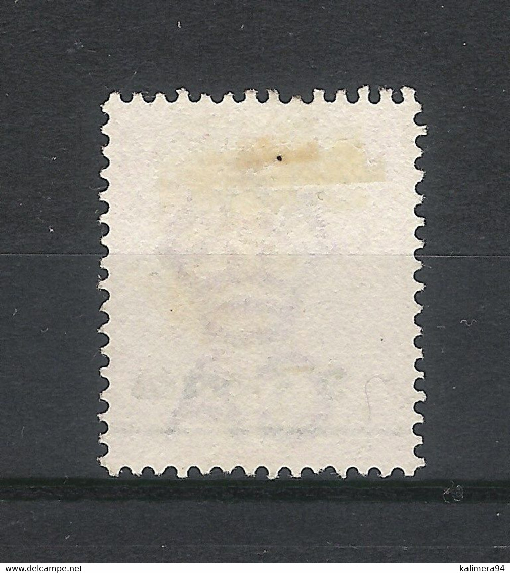 CEYLON  ( ÎLE DE CEYLAN ) /  Y. & T.  N° 116  /  4 Cents Rose , Surcharge Noire De 2 Cents - Ceylon (...-1947)