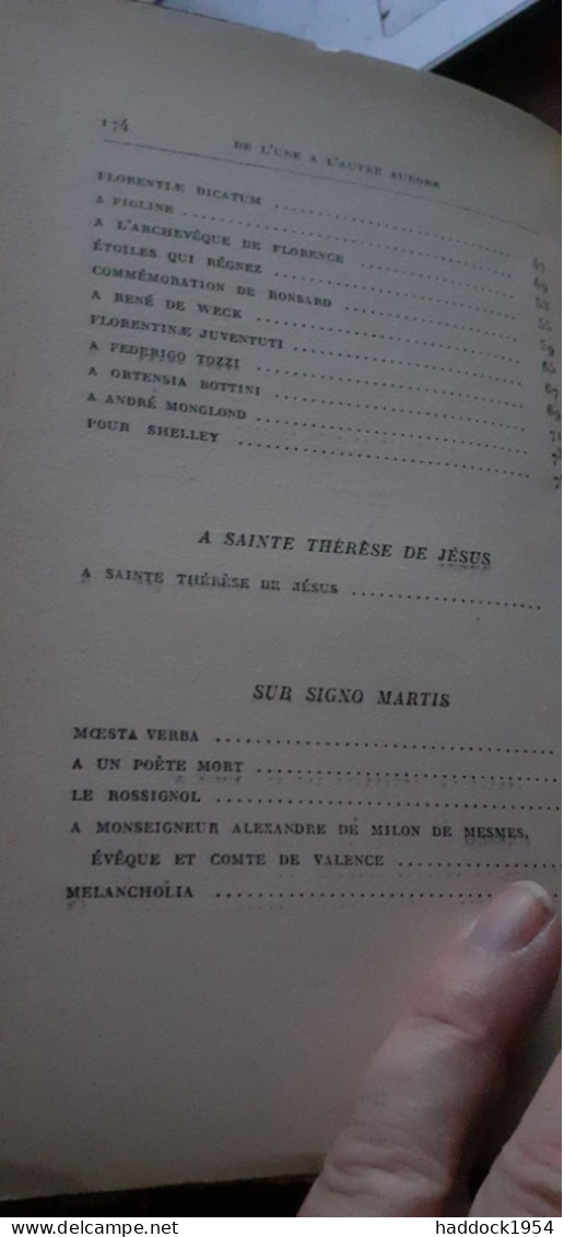 De L'une à L'autre Europe LOUIS LE CARDONNEL Mercure De France 1924 - Auteurs Français