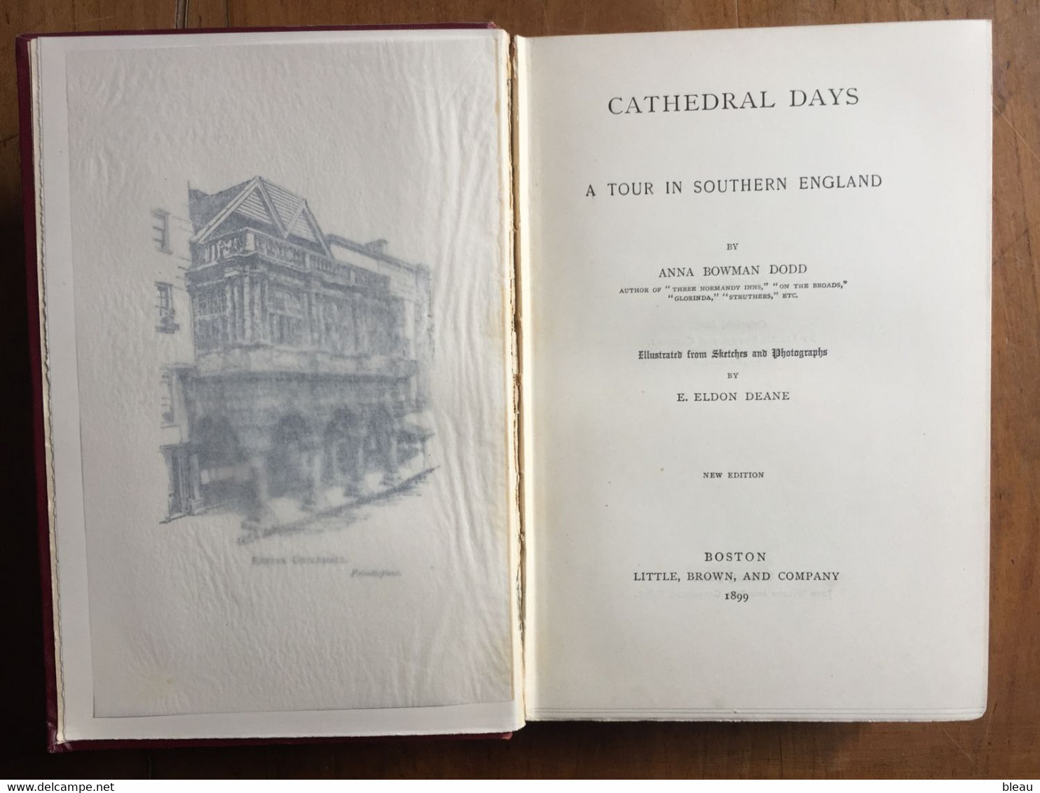 (England) Anna Bowman DODD : Cathedral Days. A Tour In Southern England, 1899, Illustrated. - Europa