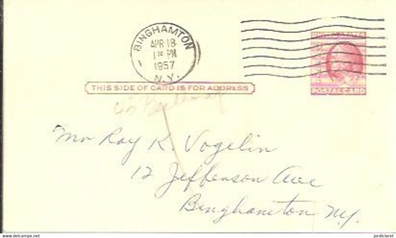 STATIONARY  1957  BINGHAMTON - 1941-60