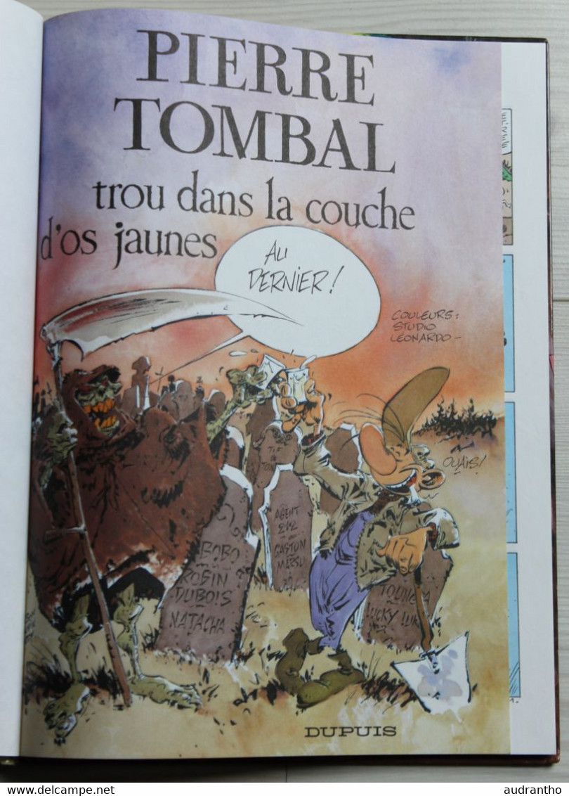 BD Pierre Tombal Trou Dans La Couche D'os Jaunes édition Spéciale 1996 Dupuis - Pierre Tombal