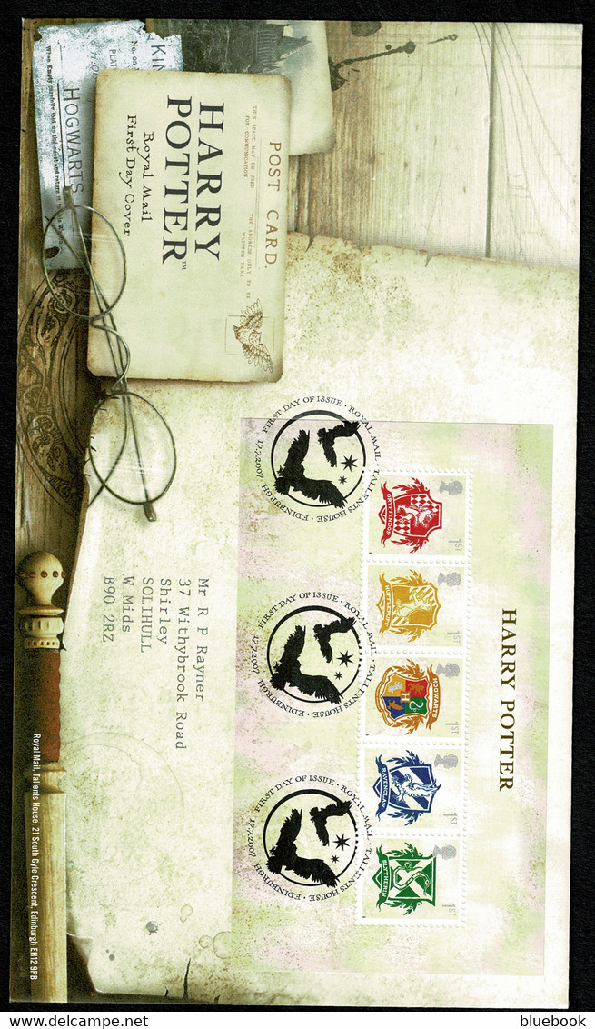 Ref 1464 - GB 2007 - First Day Cover FDC - Harry Potter Miniature Sheet - 2001-2010 Dezimalausgaben