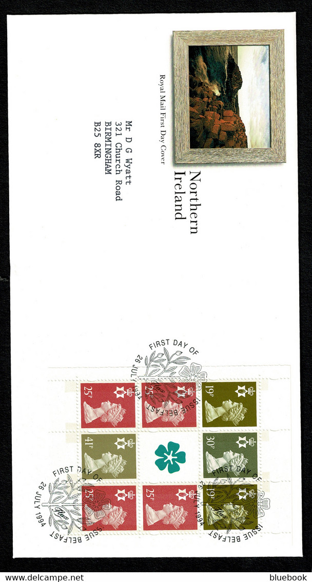 Ref 1464 - GB 1994 - First Day Cover FDC - Northern Ireland Prestige Book Pane - Belfast - 1991-2000 Decimal Issues