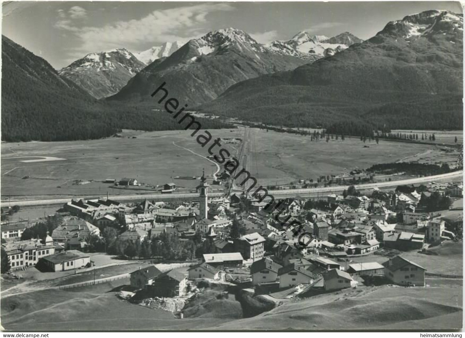 Samedan - Foto-AK Grossformat - Verlag C. Filli Celerina Gel. 1963 - Celerina/Schlarigna