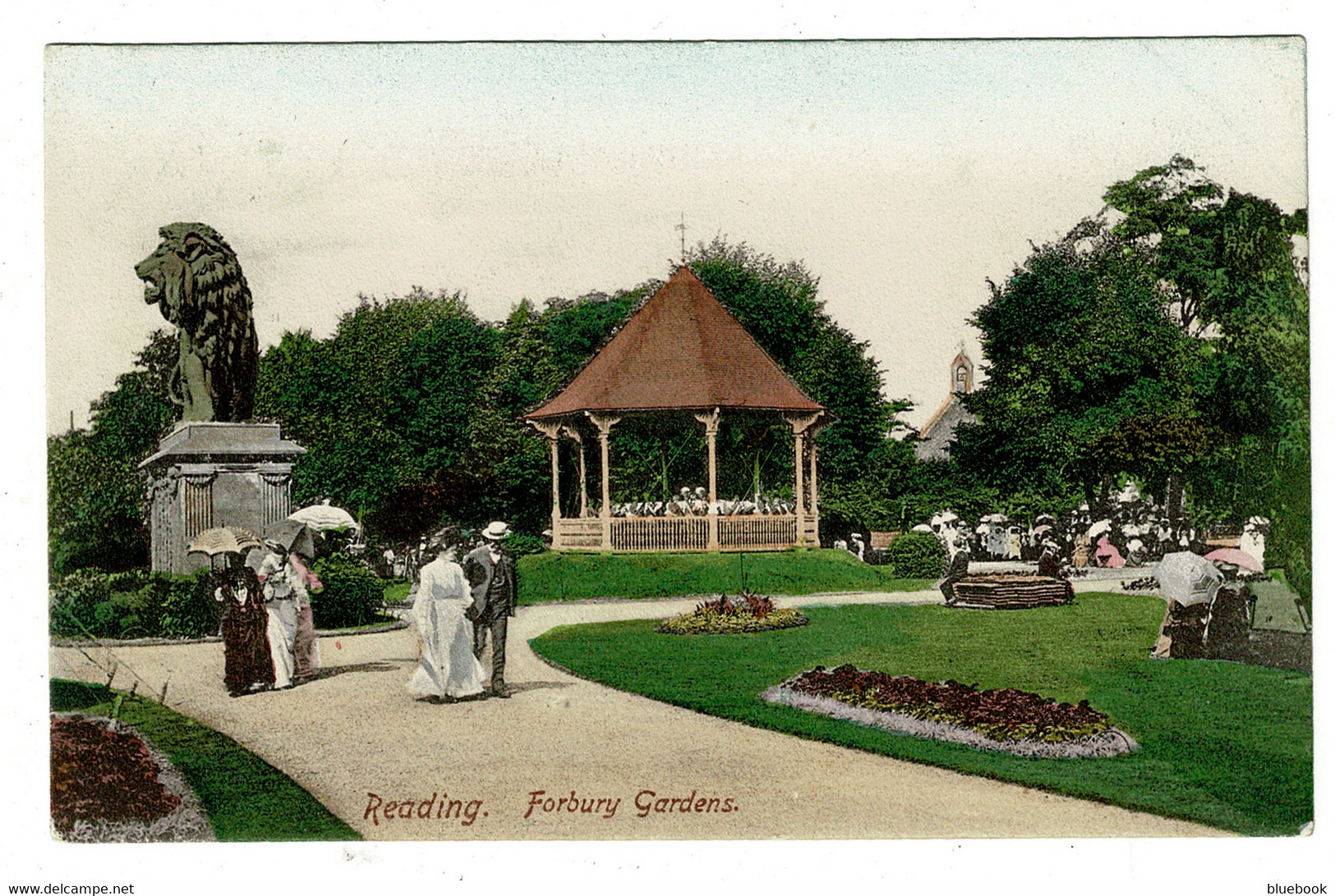 Ref 1465 - Early Postcard - Forbury Gardens - Reading Berkshire - Reading