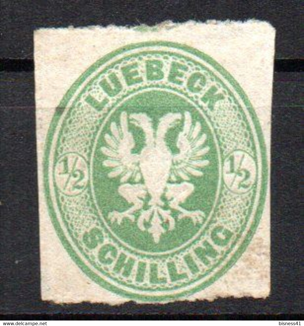 Allemagne Luebeck N° 8 Neuf X MH Cote 100,00€ - Lübeck