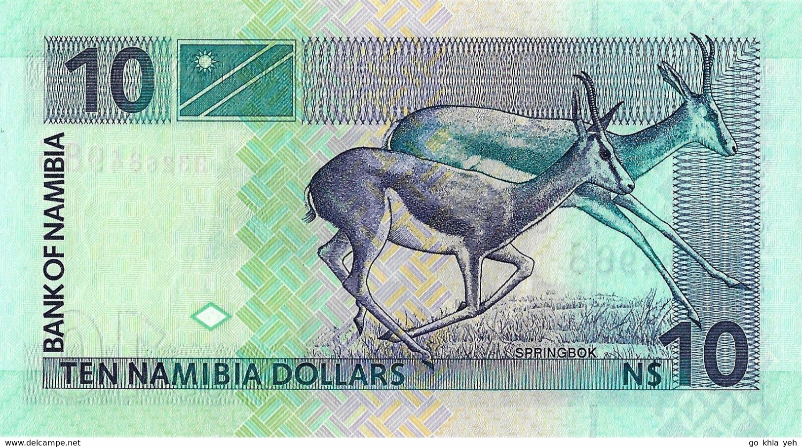 NAMIBIE 2001 10 Dollar -  P.04c   Neuf  UNC - Namibie