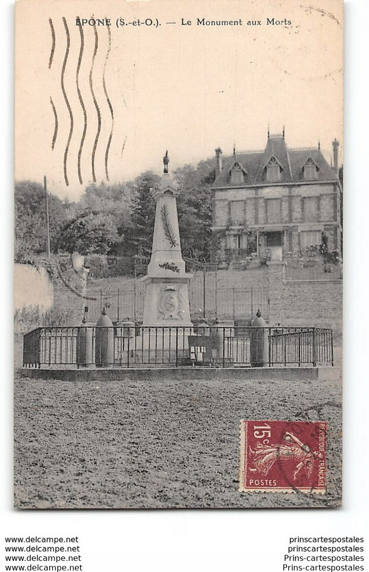 CPA 78 Le Monument Aux Morts - Epone