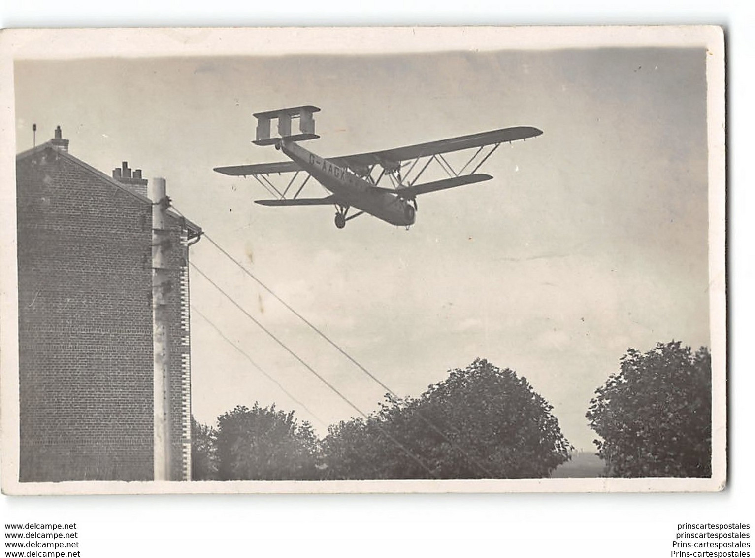 CPA Carte Photo Souvenir De Mon Bapteme De L'air à Orly - Orly