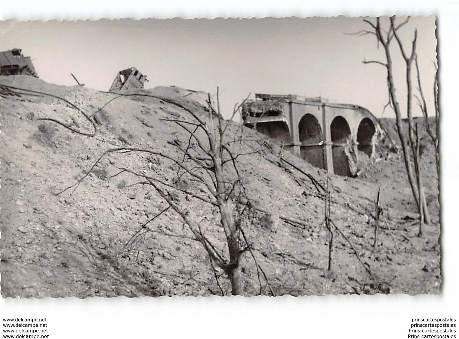 CPA Carte Photo Le Viaduc De Courtalain Bombardé Par L'aviation Americaine Aout 1944 - Courtalain