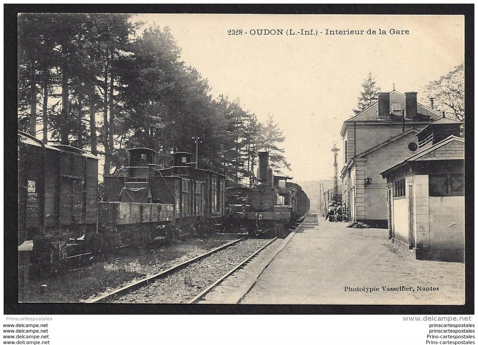 CPA 44 Oudon La Gare Et Le Train - Oudon