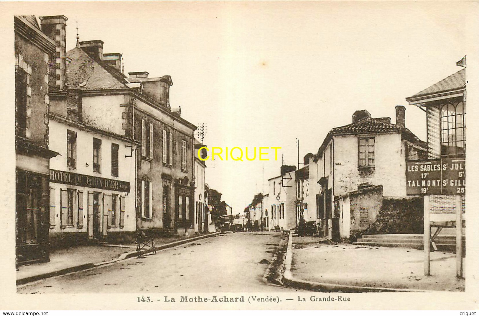 85 La Mothe-Achard, La Grande Rue - La Mothe Achard