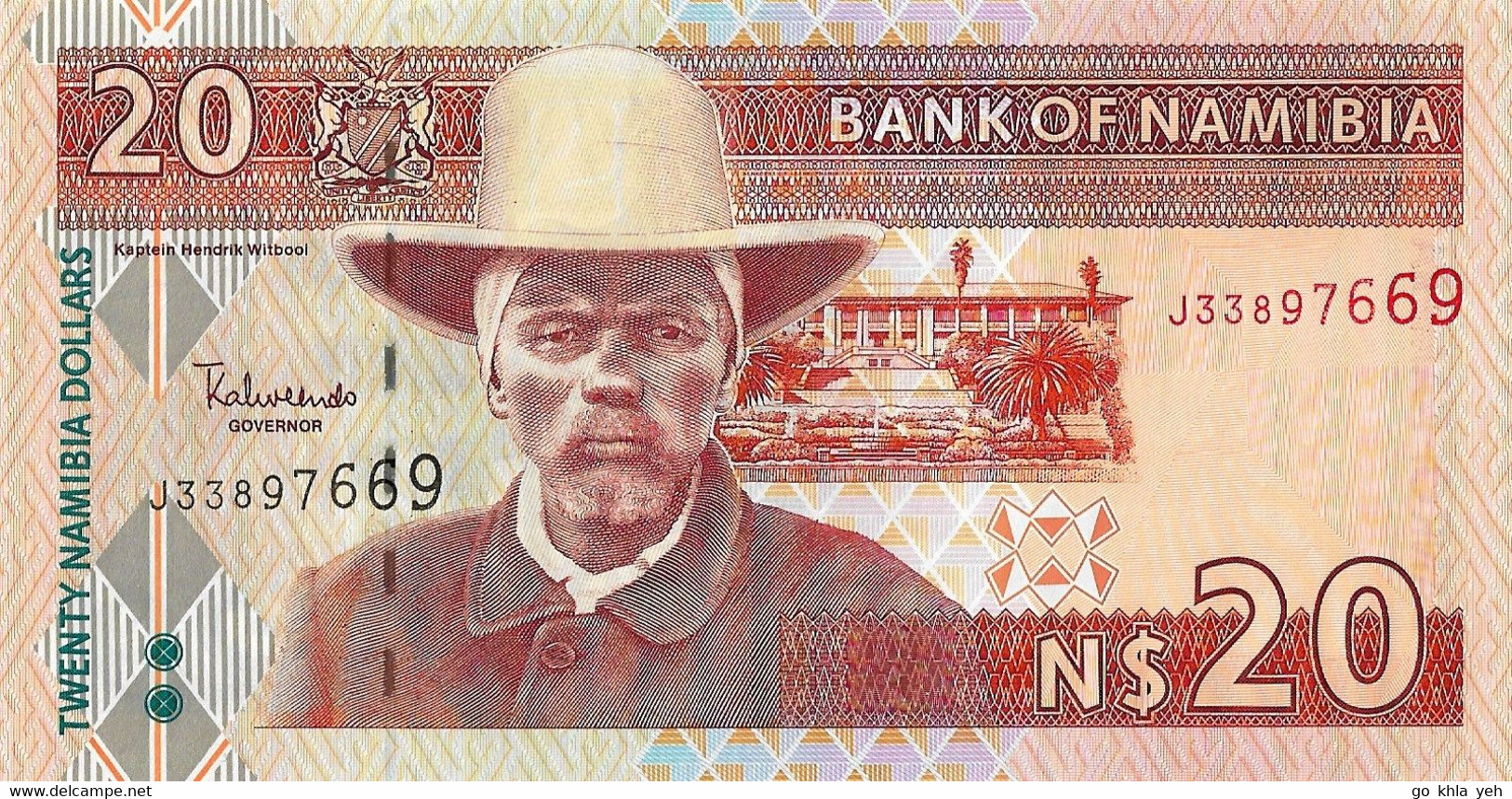 NAMIBIE 2002 20 Dollar -  P.06b   Neuf  UNC - Namibia