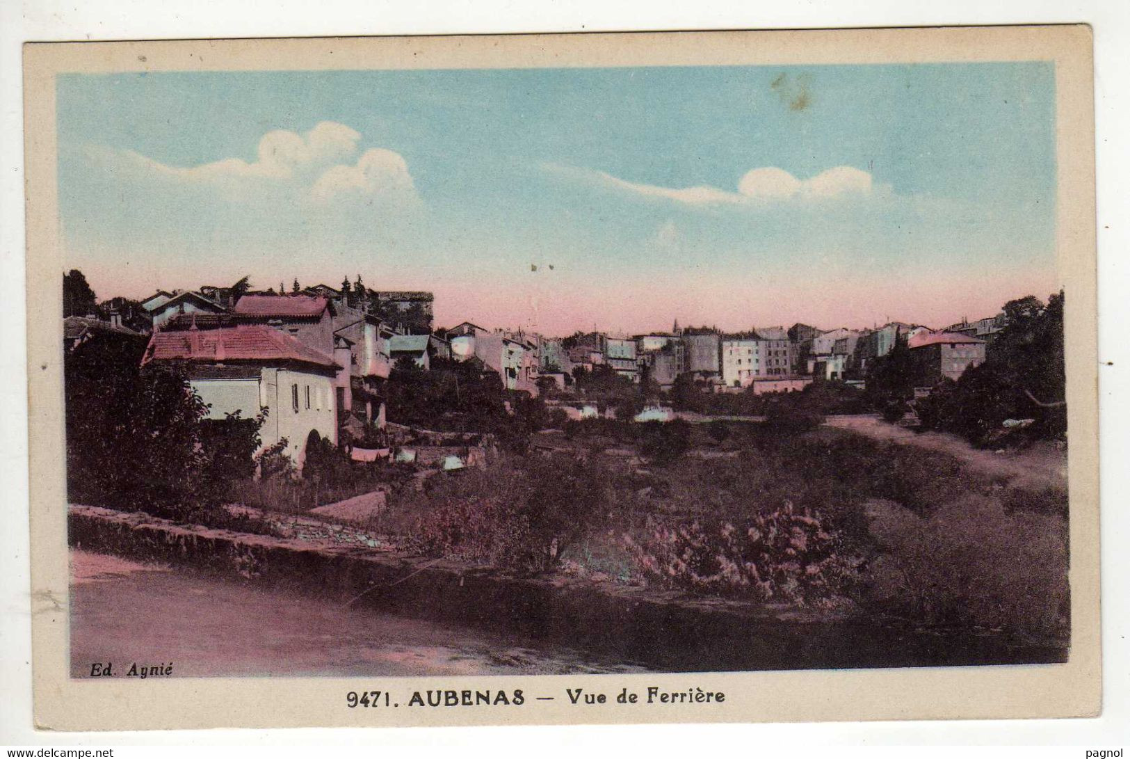 07 : Aubenas : Vue De Ferrière - Aubenas