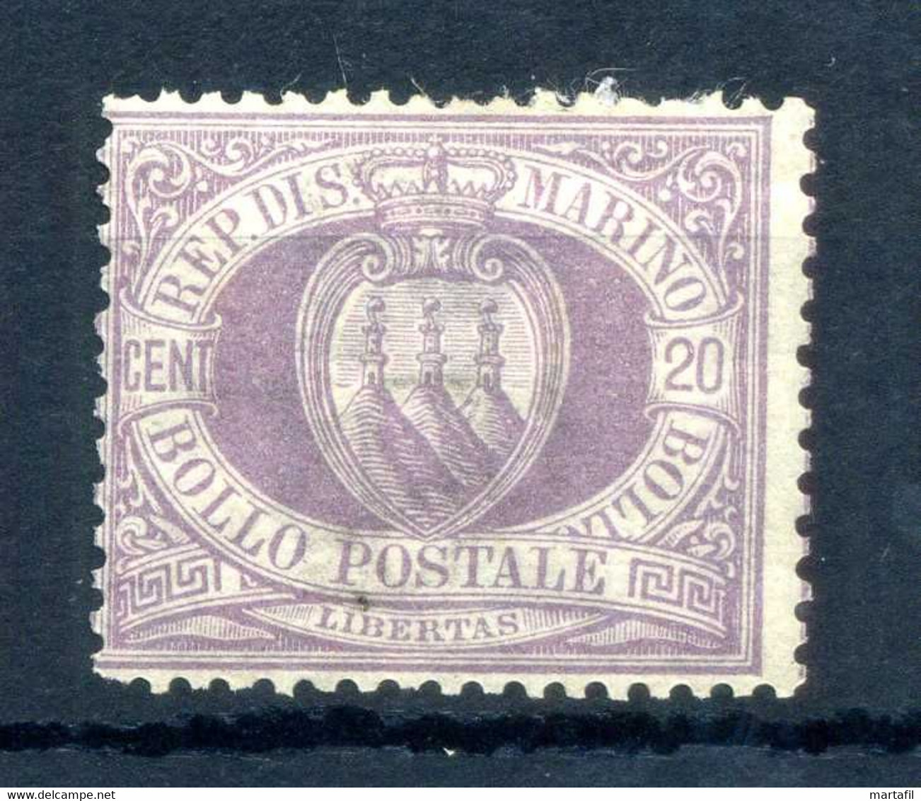 1894-99 SAN MARINO N.29 * - Unused Stamps