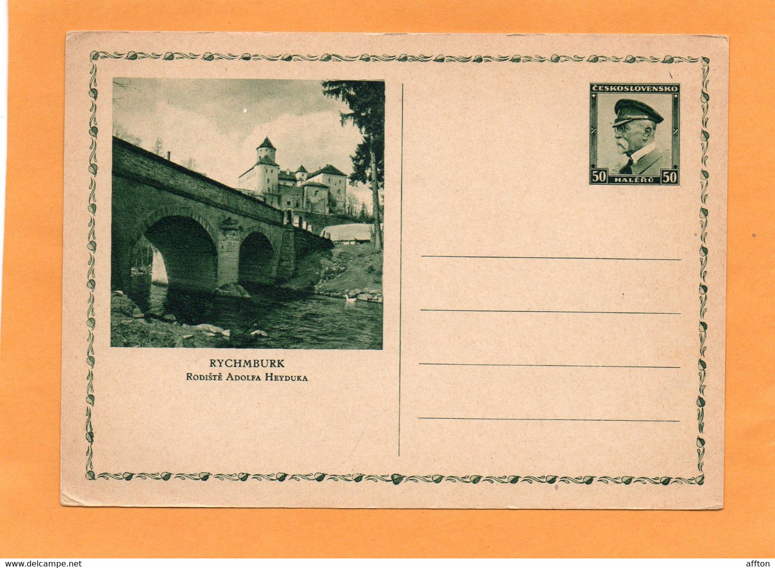 Czechoslovakia Old Card Unused - Non Classés