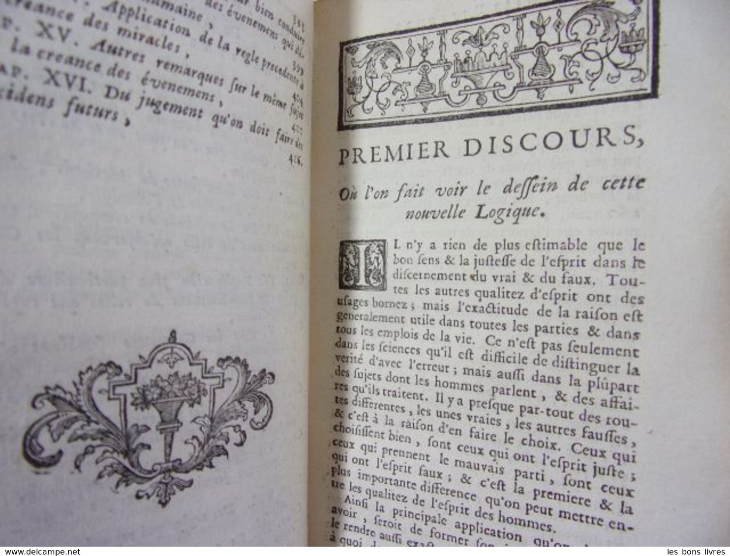 1738 Philosophie. Antoine Arnauld & Pierre Nicole. La Logique Ou L'Art De Penser - Jusque 1700