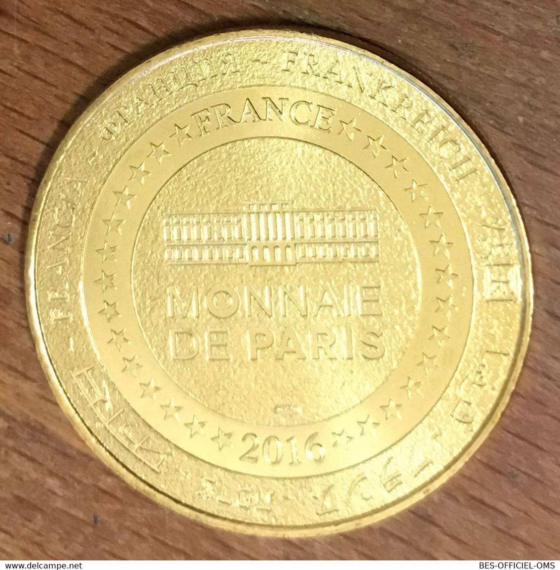 25 CITADELLE DE BESANÇON UNESCO MDP 2016 MEDAILLE SOUVENIR MONNAIE DE PARIS JETON TOURISTIQUE MEDALS COINS TOKENS - 2016