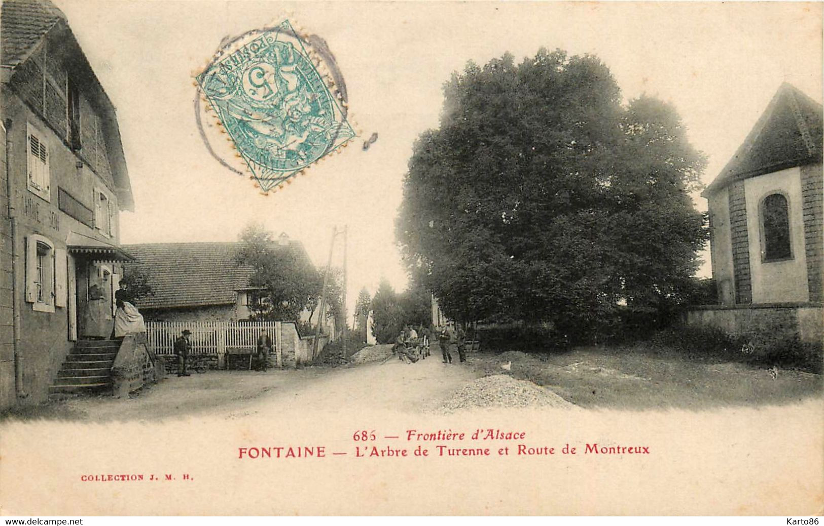 Fontaine * Route De Montreux * Arbre De Turenne - Fontaine