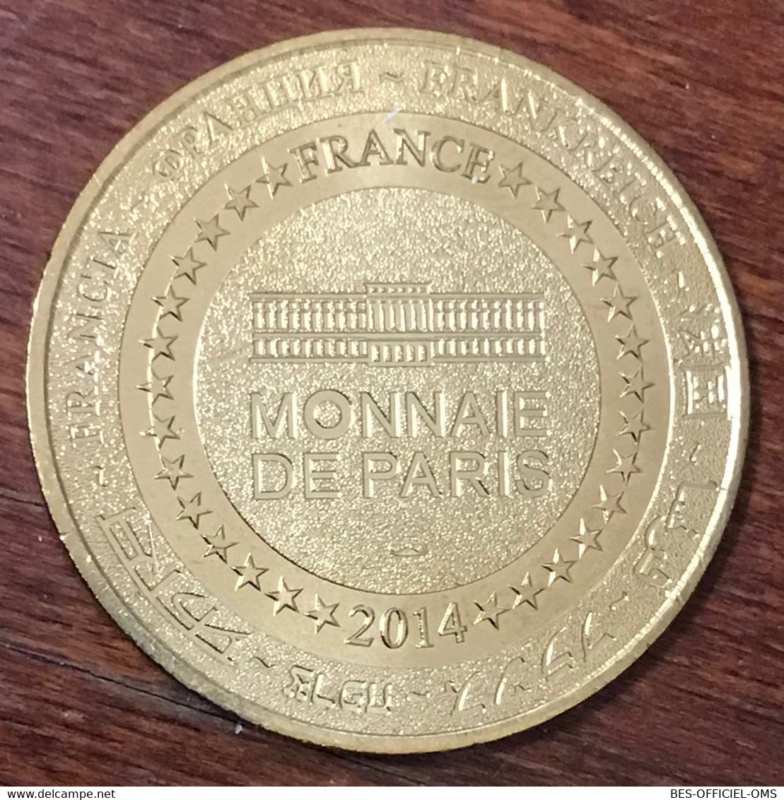 37 CHÂTEAU DE CHENONCEAU XVIe SIÈCLE MDP 2014 MEDAILLE SOUVENIR MONNAIE DE PARIS JETON TOURISTIQUE MEDALS COINS TOKENS - 2014