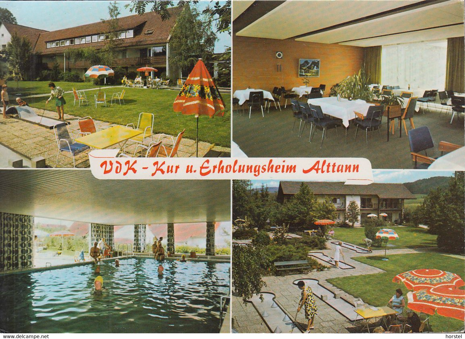 D-88338 Bad Waldsee - VDK-Kur-und Erholungsheim Alttann - Minigolf - Schwimmingpool - Nice Stamp - Bad Waldsee