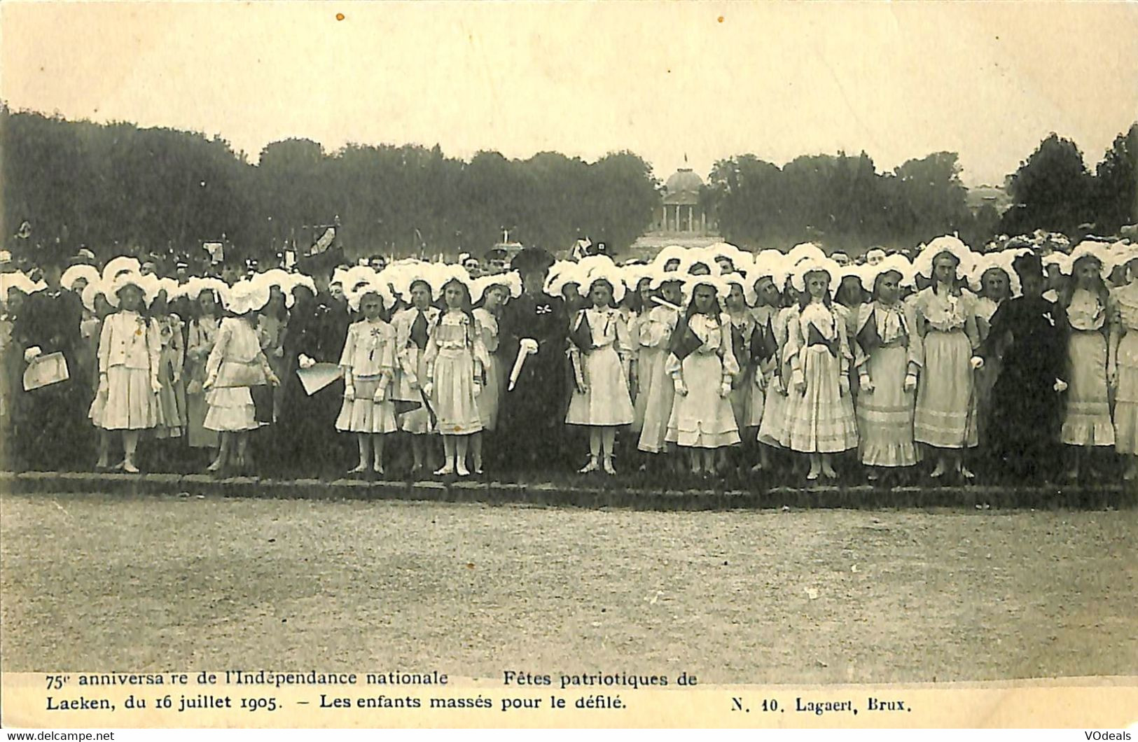 034 107 - CPA - Belgique - Bruxelles - 75e Anniversaire De L'Indépendance Belge - Fêtes, événements