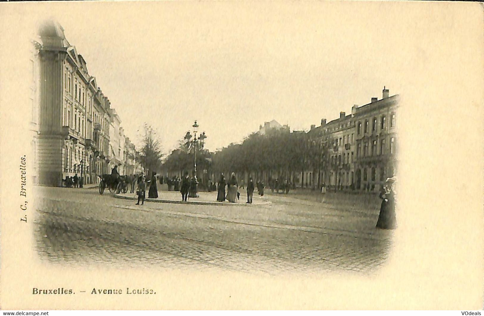 034 112 - CPA - Belgique - Bruxelles - Avenue Louise - Lanen, Boulevards