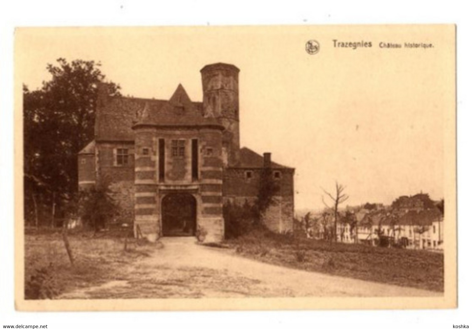 TRAZEGNIES - Château Historique- 1949 - Courcelles