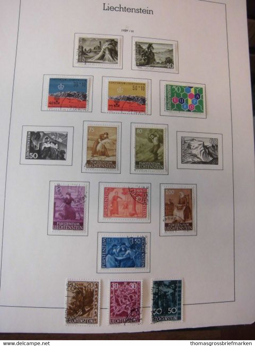 Sammlung Liechtenstein FL 1960-2003 Gestempelt Komplett Incl. Blocks (1432) - Collections