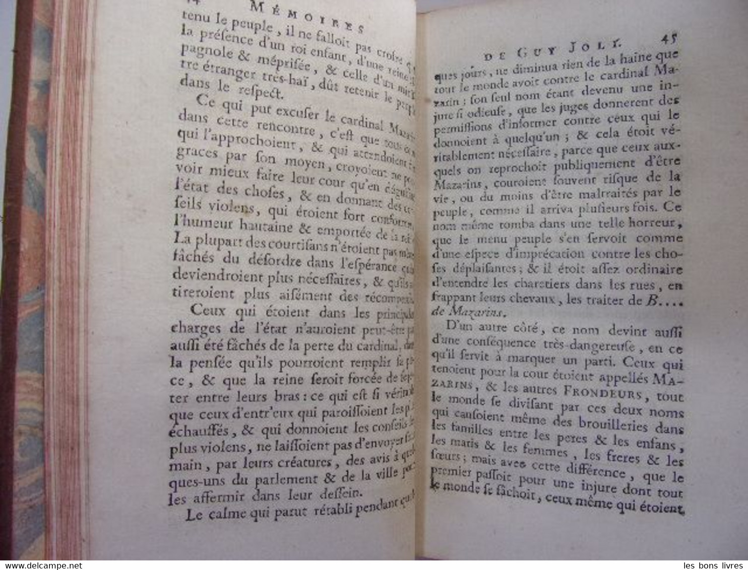 1777. Mémoires De Guy Joli Conseiller Au Châtelet De Paris 1648-1655 - Jusque 1700