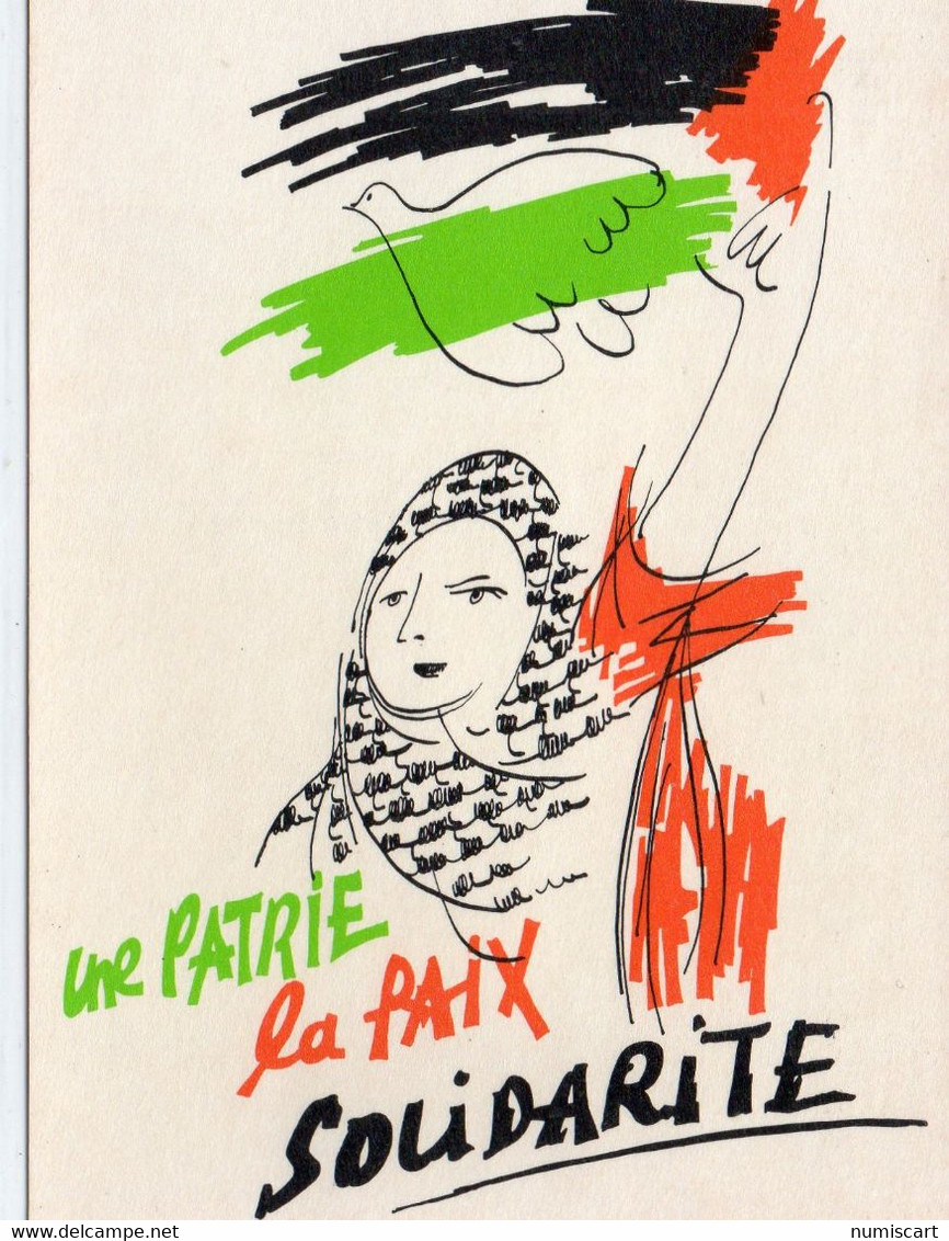 Syndicaliste Syndicat La CGT Solidarité Palestine Patrie Paix Solidarité Politique - Gewerkschaften