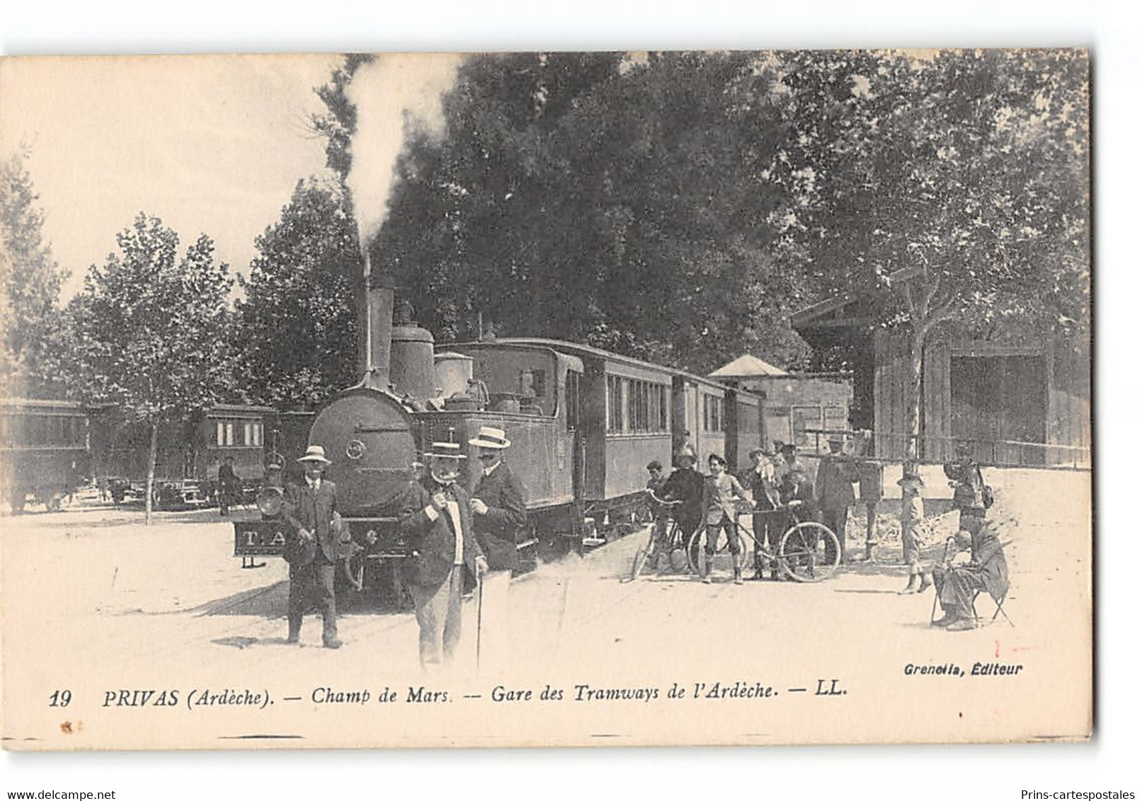 Lot De 50 Cpa France - Theme Chemins De Fer - Trains - Tramways - 5 - 99 Postales