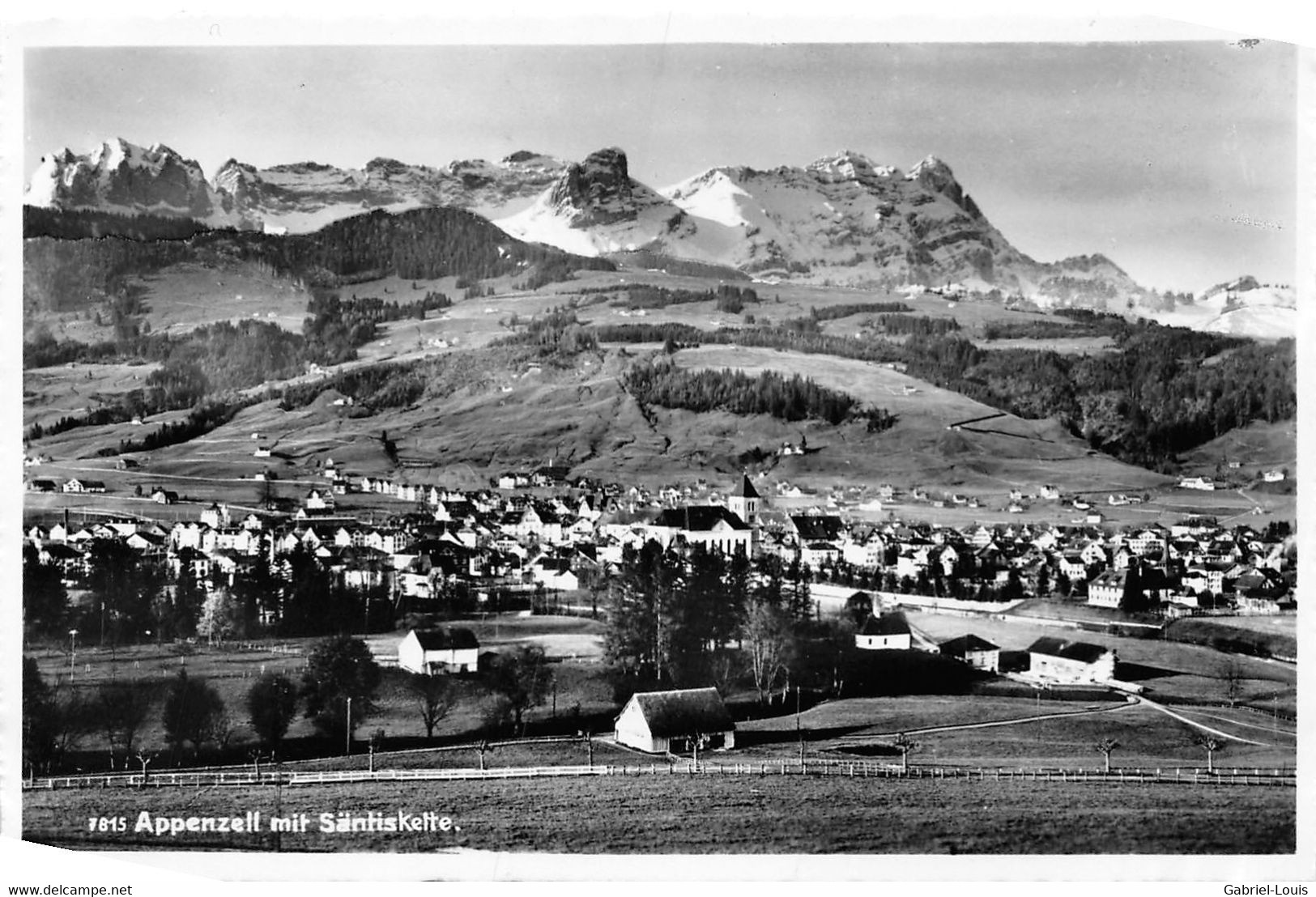 Appenzell Mit Säntiskette (15 X 10 Cm ) - Appenzell