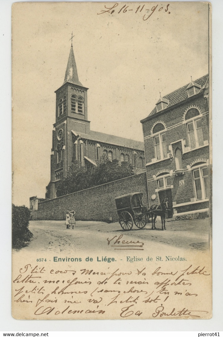BELGIQUE - Environs De LIEGE - Eglise De SAINT NICOLAS - Saint-Nicolas