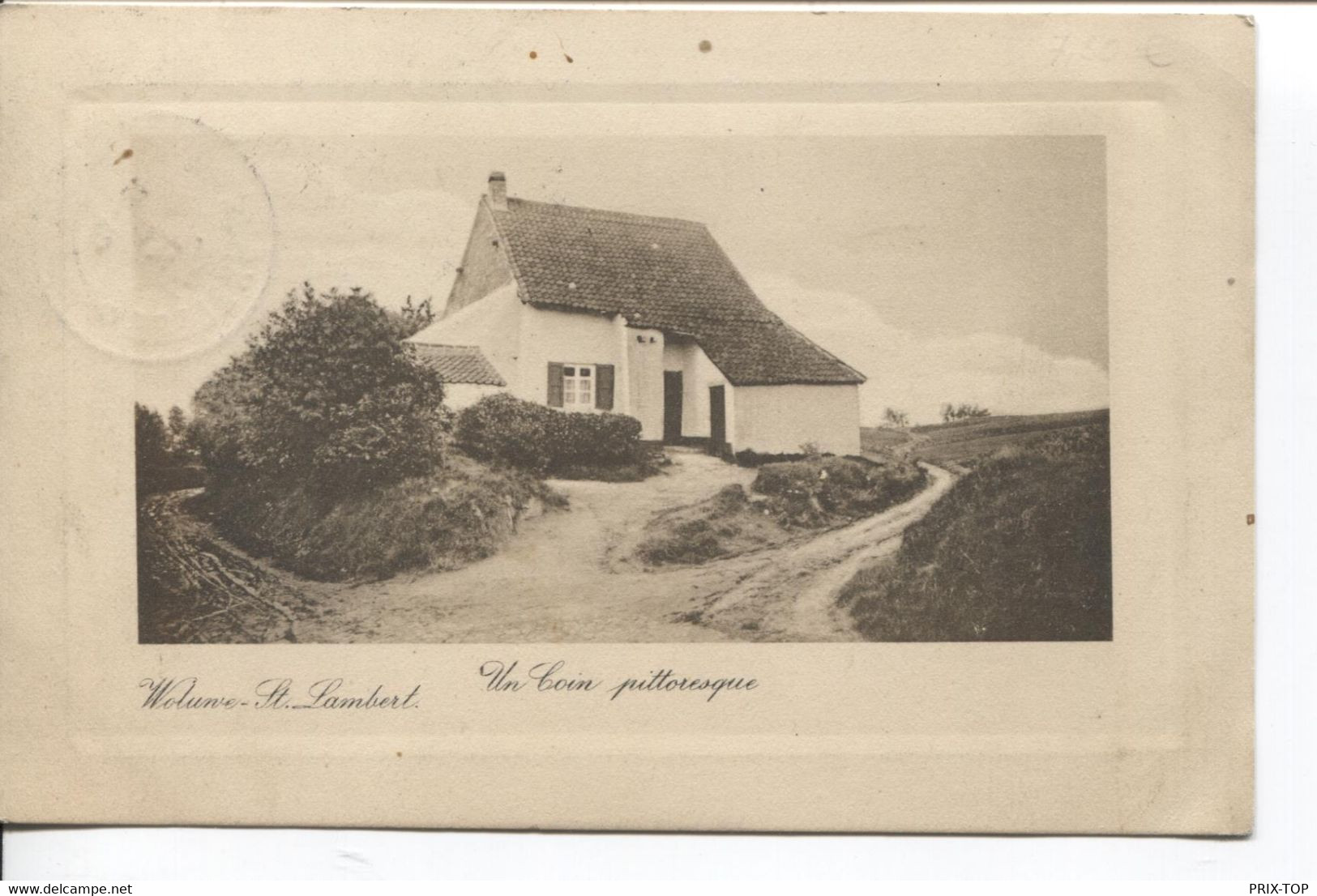 REF3410/ CP-PK Woluwé-St-Lambert " Un Coin Pittoresque "  TP 83c.BXL 6c 1911 > Pépinster - St-Lambrechts-Woluwe - Woluwe-St-Lambert