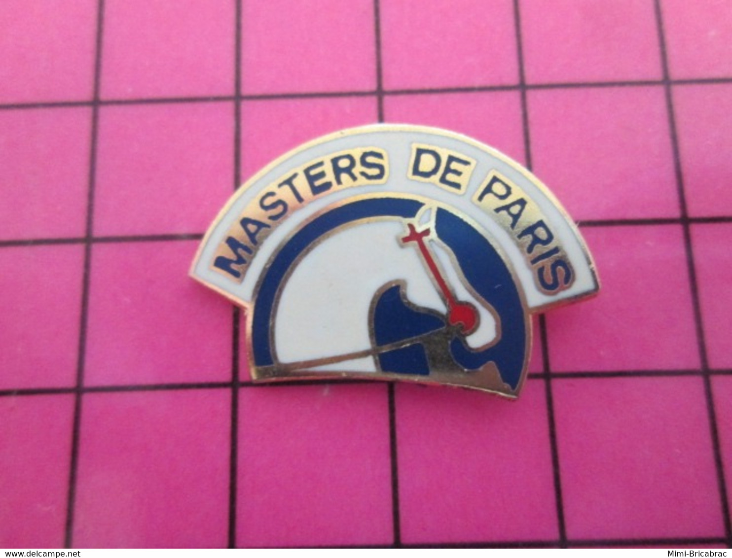 812B Pin's Pins / Beau Et Rare : Thème SPORTS / EQUITATION MONDIAUX DE PARIS - Montgolfières