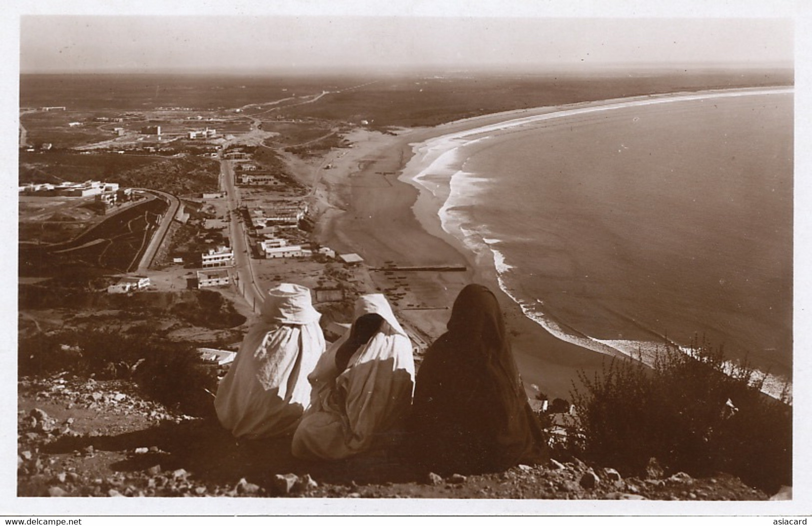 Real Photo Agadir La Plage Et La Baie - Agadir